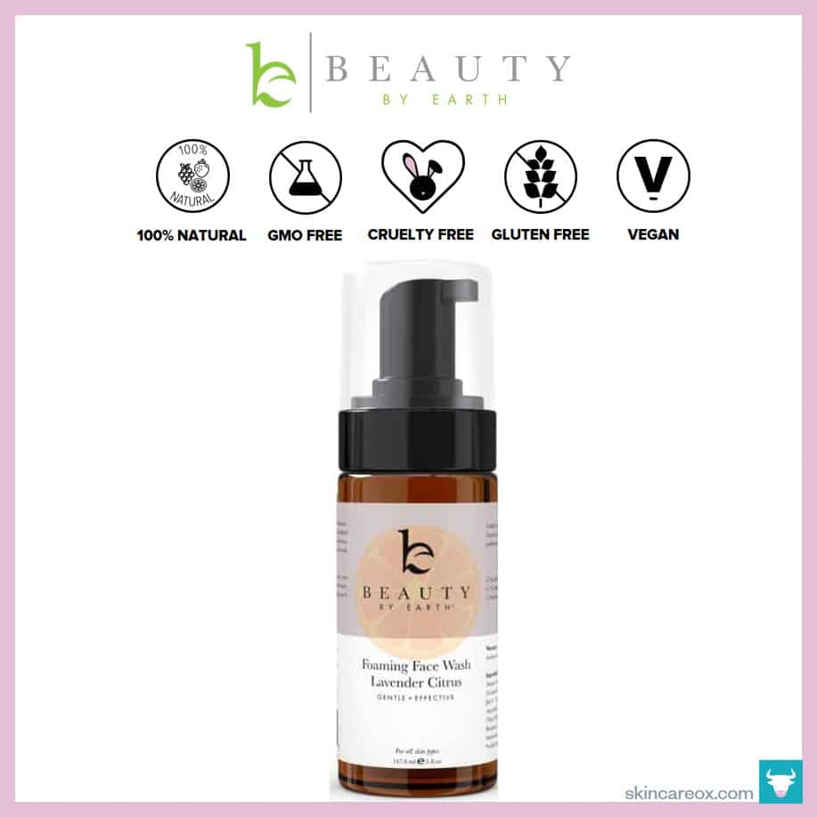 organic exfoliating face wash