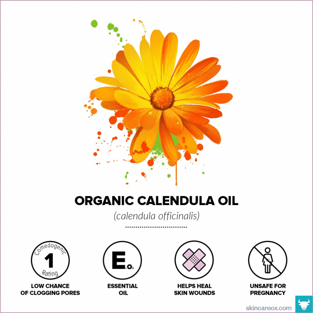 Organic Calendula Oil for Skin Care - Skin Care Ox
