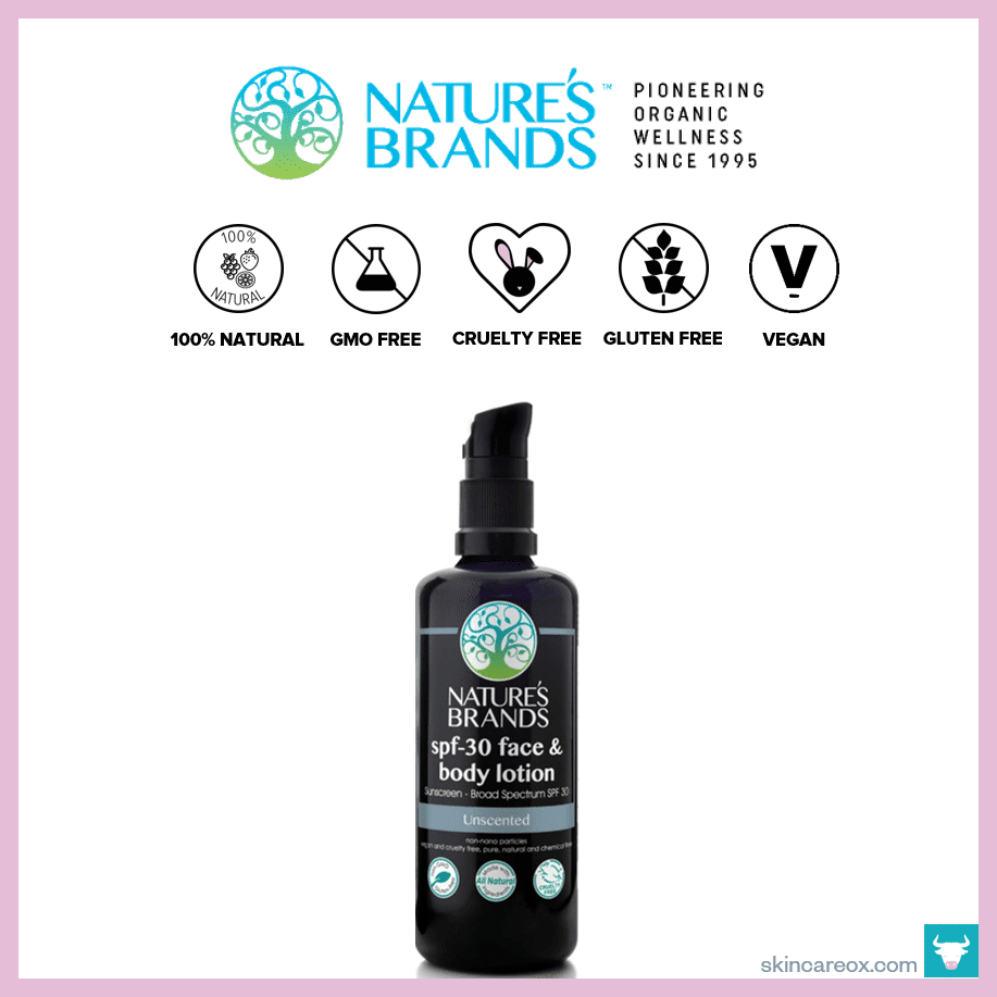 organic sunscreen for face